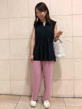 橋本（hashimoto）さん（レディース・165cm）の夏コーディネート