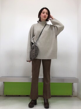 「ヌバック」｜ＲＥＩさん（レディース・164cm）の秋コーディネート
