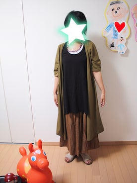 「チャイハネ（チャイハネ）のアイテム（タンクトップ）」を使った、ちぇぶさんさん（レディース・154cm）の春コーディネート