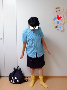 「FRAPBOIS half」｜ちぇぶさんさん（レディース・154cm）の夏コーディネート