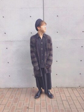 「LAD MUSICIAN（ラッドミュージシャン）のアイテム（その他アウター）」を使った、しょーたさん（メンズ・165cm）の秋コーディネート