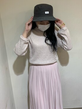 「無（ム）のアイテム」を使った、MIYUUさん（レディース・161cm）の秋コーディネート