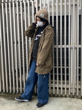 「EdgeCity（エッジシティ）のアイテム」を使った、MIYUUさん（レディース・161cm）の秋コーディネート