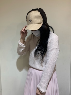 「無（ム）のアイテム」を使った、MIYUUさん（レディース・161cm）の秋コーディネート