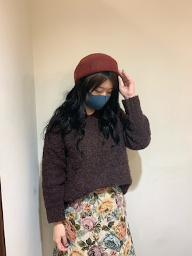 「無（ム）のアイテム」を使った、MIYUUさん（レディース・161cm）の秋コーディネート