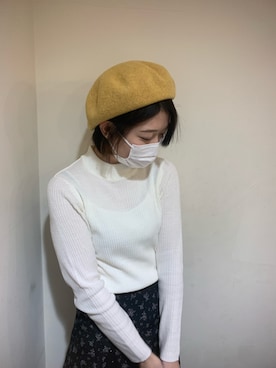「無（ム）のアイテム」を使った、MIYUUさん（レディース・161cm）の冬コーディネート