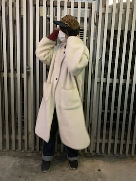 「無（ム）のアイテム」を使った、MIYUUさん（レディース・161cm）の冬コーディネート