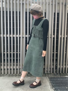 「無（ム）のアイテム」を使った、MIYUUさん（レディース・161cm）の春コーディネート