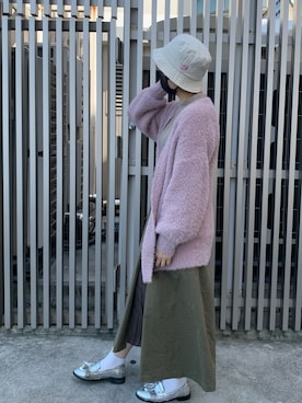 「無（ム）のアイテム」を使った、MIYUUさん（レディース・161cm）の春コーディネート