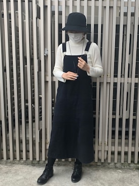 「無（ム）のアイテム」を使った、MIYUUさん（レディース・161cm）の春コーディネート