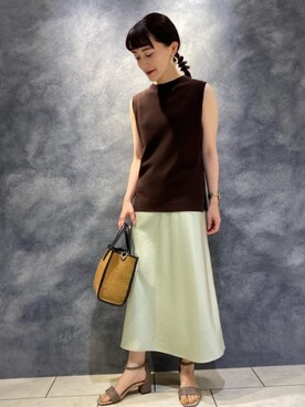 「LAURA DI MAGGIO（ローラディマッジオ）のアイテム」を使った、kajiさん（レディース・152cm）の夏コーディネート