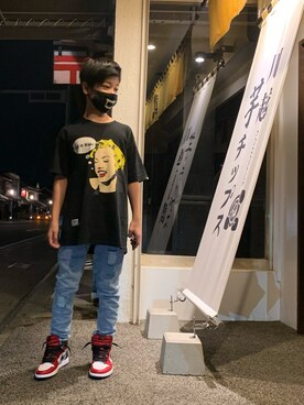 「LET IT RIDE（レットイットライド）のアイテム」を使った、Yuukingさん（メンズ・163cm）の秋コーディネート