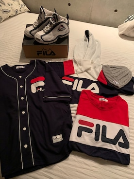 「FILA（フィラ）のアイテム（帽子）」を使った、Yuukingさん（メンズ・163cm）の秋コーディネート