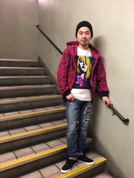 Shuto Kinoshitaさん（メンズ・170cm）の冬コーディネート