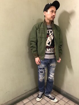 Shuto Kinoshitaさん（メンズ・170cm）の春コーディネート