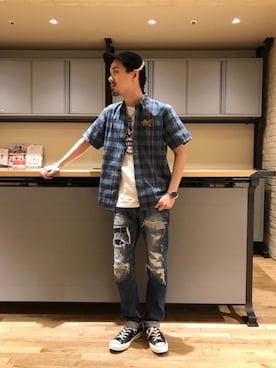 HYSTERIC GLAMOUR���~�l�G�X�g�X�bShuto Kinoshita����̃o���O��/���X�g�o���h�u�iHYSTERIC GLAMOUR�b�q�X�e���b�N�O���}�[�j�v���g�����R�[�f�B�l�[�g