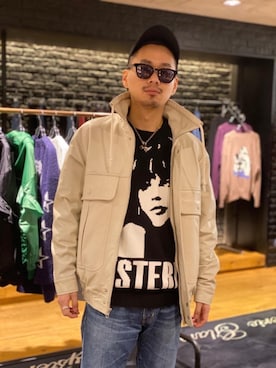 「パンクコーデ」｜「アイテム（帽子）」を使った、Shuto Kinoshitaさん（メンズ・170cm）の冬コーディネート