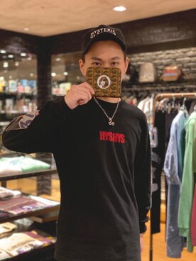 「アイテム（財布、ブラウン系）」を使った、Shuto Kinoshitaさん（メンズ・170cm）の春コーディネート