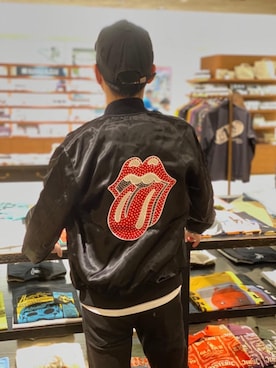 「HYSTERIC GLAMOUR（ヒステリックグラマー）のアイテム（スカジャン）」を使った、Shuto Kinoshitaさん（メンズ・170cm）の春コーディネート
