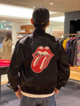 「HYSTERIC GLAMOUR（ヒステリックグラマー）のアイテム（スカジャン）」を使った、Shuto Kinoshitaさん（メンズ・170cm）の春コーディネート
