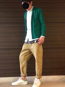 「WWF（ダブリュー・ダブリュー・エフ）のアイテム」を使った、あしたかさん（メンズ・170cm）の春コーディネート