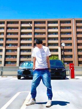 「7のアイテム」を使った、あしたかさん（メンズ・170cm）の夏コーディネート