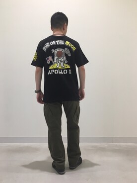 「AVIREX（アヴィレックス）のアイテム（腕時計）」を使った、N.Nさん（メンズ・165cm）の夏コーディネート