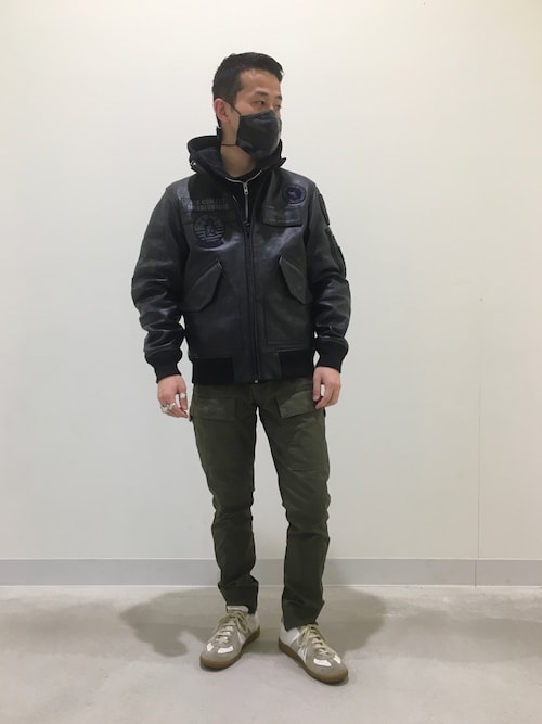 AVIREX（アヴィレックス）の「CWU レザージャケット トップガン/CWU