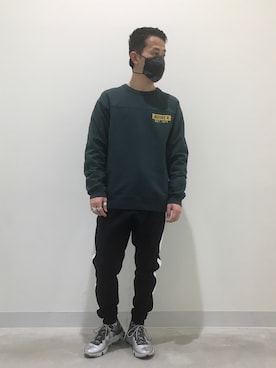 「アイテム（マスク、その他）」を使った、N.Nさん（メンズ・165cm）の冬コーディネート