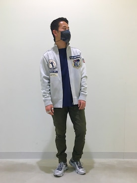 「アイテム（マスク、その他）」を使った、N.Nさん（メンズ・165cm）の冬コーディネート
