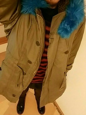 D.I.JのNxAxOさん（メンズ・178cm）の冬コーディネート