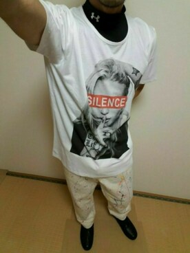 「White Flags（ホワイトフラッグス）のアイテム」を使った、D.I.JのNxAxOさん（メンズ・178cm）の夏コーディネート