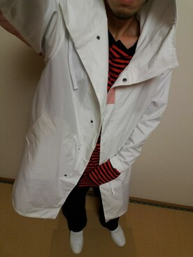 「しまむら（シマムラ）のアイテム（カーゴパンツ）」を使った、D.I.JのNxAxOさん（メンズ・178cm）の秋コーディネート