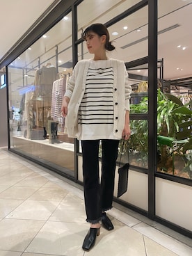 萌桃さん（レディース・164cm）の春コーディネート