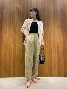 萌桃さん（レディース・164cm）の春コーディネート