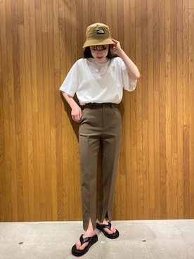 萌桃さん（レディース・164cm）の夏コーディネート