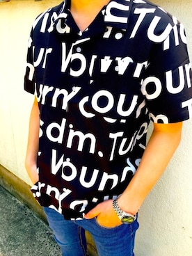 「holidays（ホリデイズ）のアイテム」を使った、momanyuさん（メンズ・173cm）の夏コーディネート