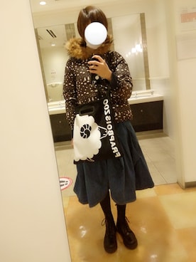 「FRAPBOIS」｜「アイテム（ブーツ）」を使った、🌹さん（レディース・163cm）の冬コーディネート