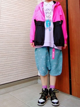 「FRAPBOIS」｜「アイテム（ブルゾン）」を使った、🌹さん（レディース・163cm）の春コーディネート
