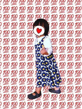 「Mialy Mail（ミアリーメール）のアイテム」を使った、iarabsさん（キッズ・90cm）の冬コーディネート