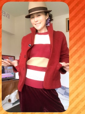 「アイテム（ブルゾン）」を使った、T.Iさん（レディース・165cm・30代）の春コーディネート