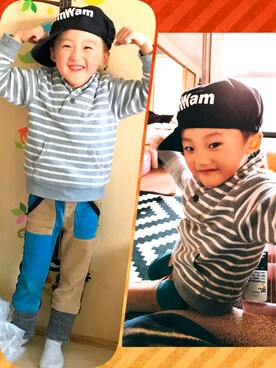 「WAMWAM（ワムワム）のアイテム」を使った、T.Iさん（レディース・165cm）の春コーディネート