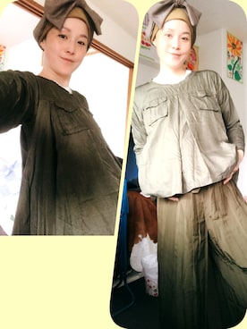 「VINTAGE（ヴィンテージ）のアイテム（ヘアバンド）」を使った、T.Iさん（レディース・165cm）の春コーディネート