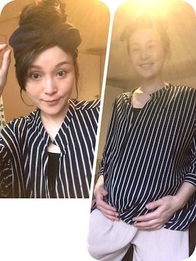 「リボンヘアバンド」｜T.Iさん（レディース・165cm）の春コーディネート