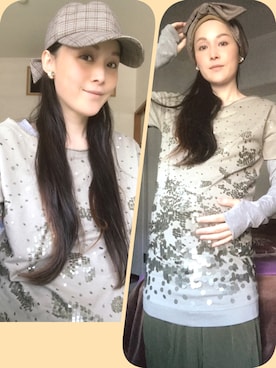 「リボンヘアバンド」｜T.Iさん（レディース・165cm）の春コーディネート
