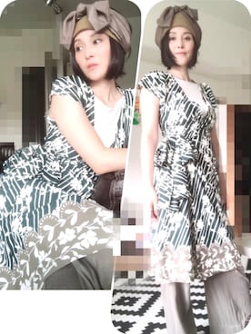 「リボンヘアバンド」｜T.Iさん（レディース・165cm）の秋コーディネート
