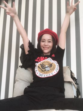 「C.D.S BASIC（シーディーエスベーシック）のアイテム（パンツ）」を使った、T.Iさん（レディース・165cm）の秋コーディネート