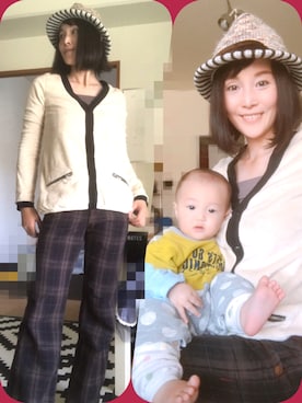 「BLUE WAY（ブルーウェイ）のアイテム（パンツ）」を使った、T.Iさん（レディース・165cm）の秋コーディネート