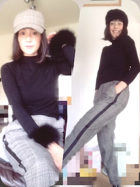 「フォックスファー」｜T.Iさん（レディース・165cm）の秋コーディネート