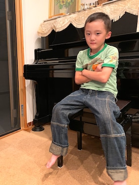 「Daddy Oh Daddy（ダディーオーダディー）のアイテム（トップス）」を使った、T.Iさん（レディース・165cm）の夏コーディネート